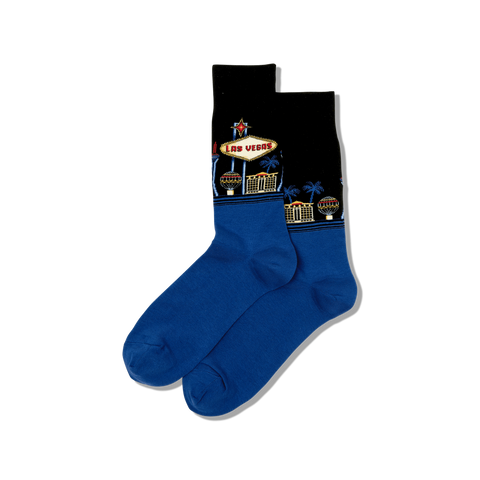 Las Vegas Men's Travel Themed Crew Socks