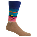 Hawaii Men's Travel Themed Crew Socks