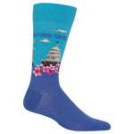 Washington DC Men's Travel Themed Crew Socks