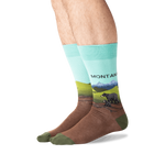 Montana Men's Travel Themed Crew Socks