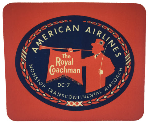 American Airlines Royal Coachman DC-7 Mousepad