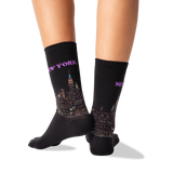 Hot Sox for Women - New York Themed Crew Socks