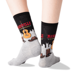 Nashville Women's Travel Themed Crew Socks
