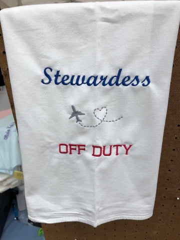 Stewardess Off Duty (Full Size Towel)