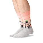 New Orleans Men's Travel Themed Crew Socks