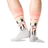 New Orleans Men's Travel Themed Crew Socks