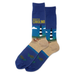 North Carolina Men's Travel Themed Crew Socks