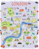 Map Puzzle 250 Pieces - London (250 pieces)