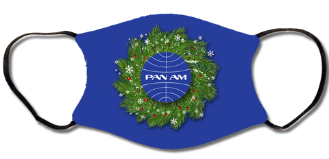 Pan Am Christmas Face Mask
