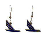 Piedmont Speedbird Logo Earrings