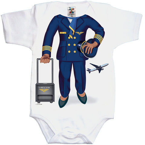 Add A Kid Infant Female Pilot Onesie