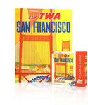 San Francisco TWA Travel Poster Mini Puzzle by New York Puzzle Company - (100 pieces)