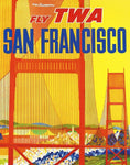 San Francisco TWA Travel Poster Mini Puzzle by New York Puzzle Company - (100 pieces)