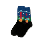 San Francisco Women's Travel Themed Crew Socks