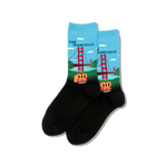 San Francisco Women's Travel Themed Crew Socks