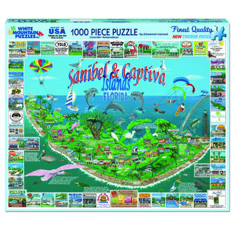 Sanibel & Captiva Island Puzzle by White Mountain - (1,000 pieces)
