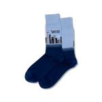 Seattle Men's Travel Themed Crew Socks