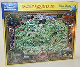 Smoky Mountains Puzzle by White Mountain - (1,000 pieces)