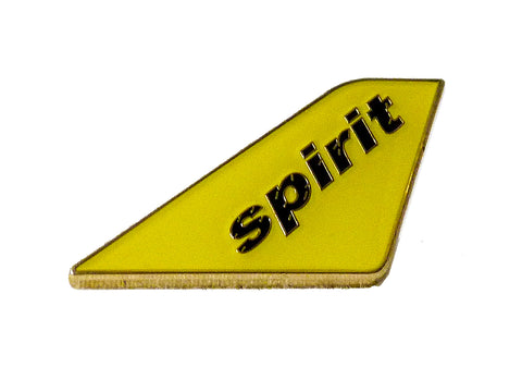 Spirit Airlines Yellow Livery Tail Pin
