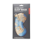 Ultra Soft Sleep Mask - World Map