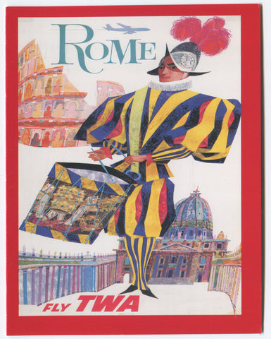 TWA Rome Travel Poster