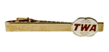 TWA Globe Logo Tie Bar and Tie Pin