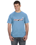 United Airlines 787 Tulip Livery T-shirt