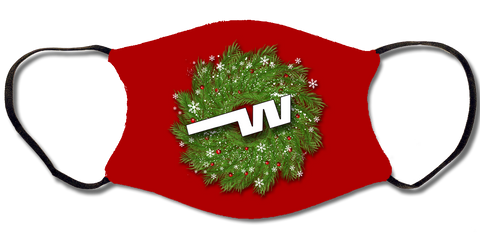Western Airlines Christmas Face Mask