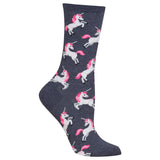Unicorn Women's Travel Themed Crew Socks
