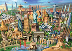 World Landmarks Puzzle (1,000 pieces) by Ravensburger