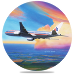 AA 777 Round Coaster by Rick Broome