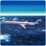 AA MD80 Coaster by Rick Broome