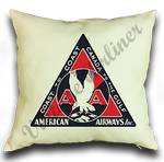 American Airlines 1930's American Airways Linen Pillow Case Cover