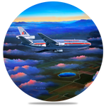 AA DC10 Round Coaster by Rick Broome