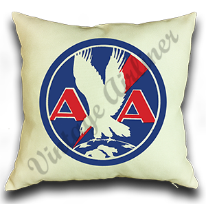 AA 1930's Logo Linen Pillow Case Cover