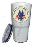 American Airlines 1940's Bag Sticker Tumbler