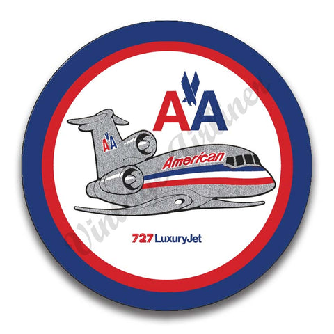 AA 727 Old Livery Magnets