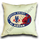 American Airlines El Mayan Bag Sticker Linen Pillow Case Cover