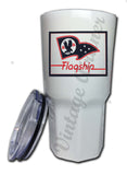 American Airlines Flagship Flag Bag Sticker Tumbler