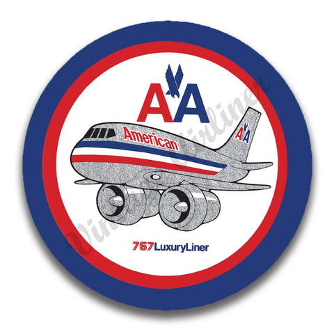AA 767 Old Livery Magnets