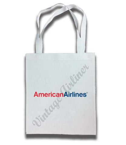 American Airlines in Red and Blue Tote Bag