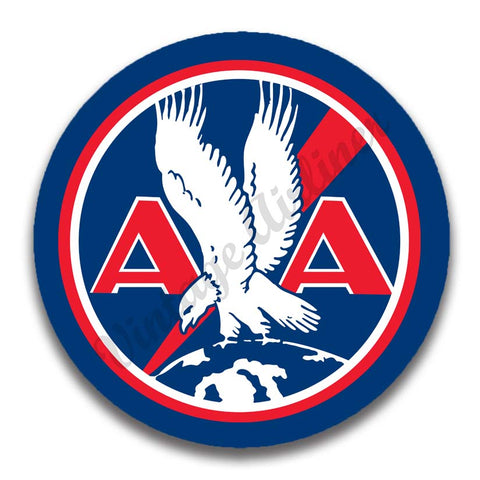 AA 1930's Logo Red Magnets