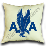 American Airlines 1940's Eagle Linen Pillow Case Cover