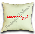 American Eagle Red Logo Linen Pillow Case Cover