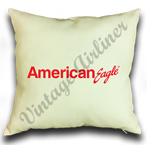 American Eagle Red Logo Linen Pillow Case Cover