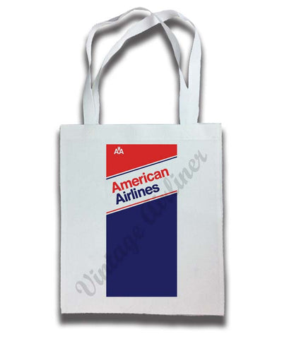 American Airlines 1980's Timetable Cover Tote Bag