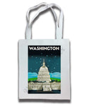 American Airlines Vacations Washington DC Brochure Cover Tote Bag