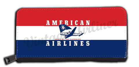 American Airlines 1950's Bag Sticker  Wallet