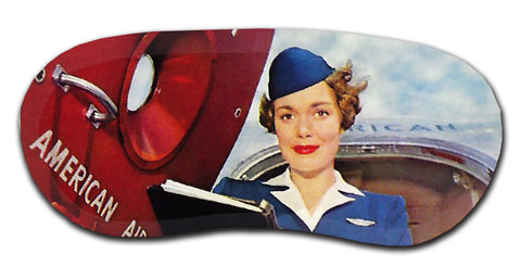 AA 1950's Flight Attendant Sleep Mask