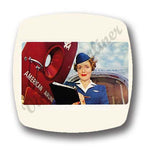 AA 1950's Flight Attendant Magnets